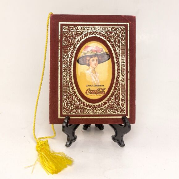 1976 Coca-Cola 75th Anniversary Invitation Cover Chicago Bottling Velvet - Picture 2 of 8